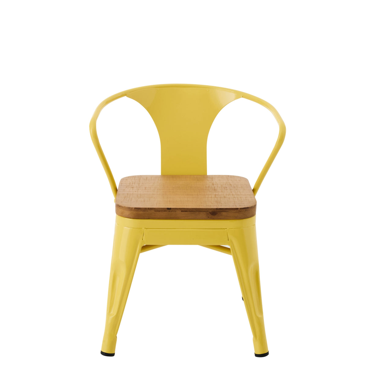 High Chair Evi Iron/Plywood Yellow J-Line