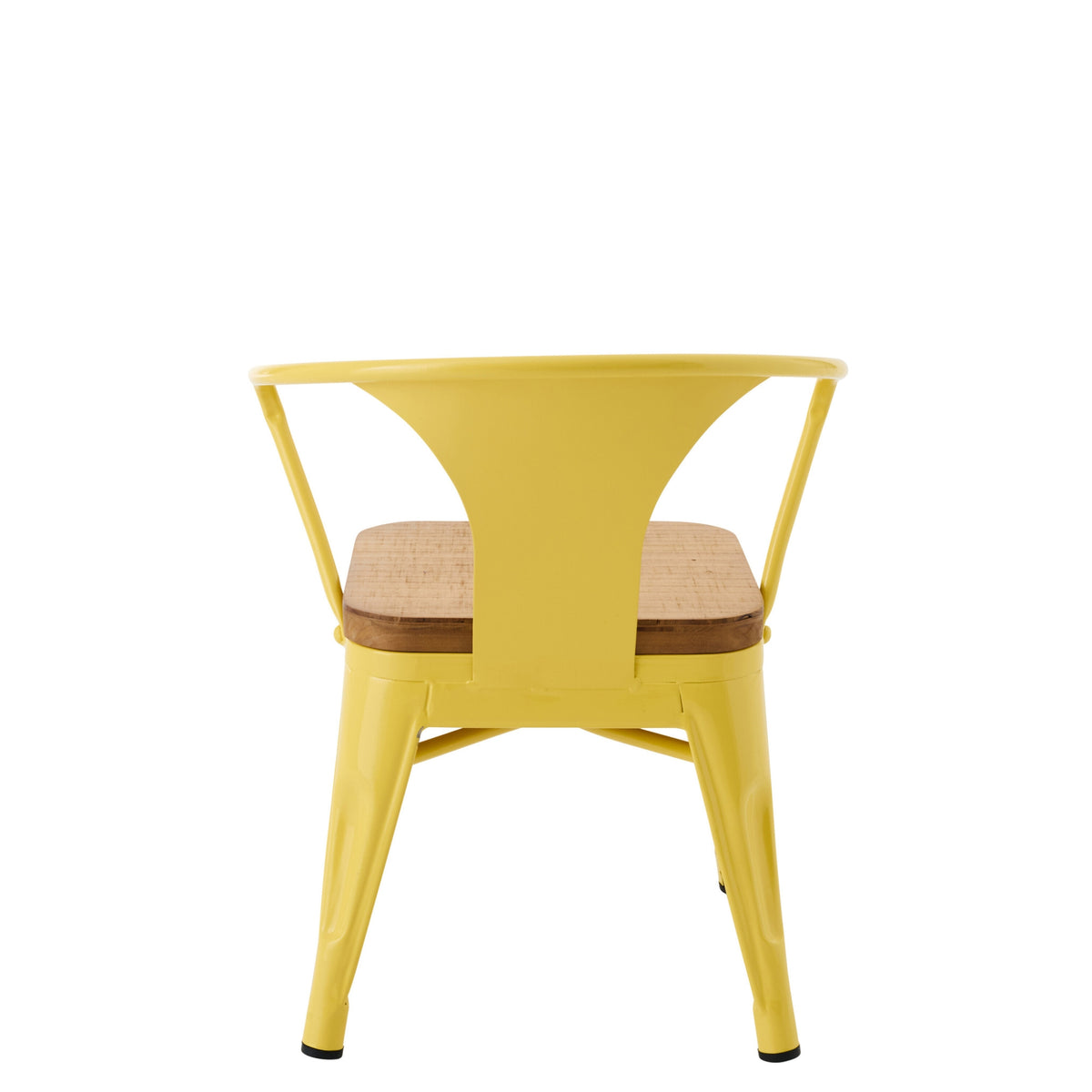 High Chair Evi Iron/Plywood Yellow J-Line