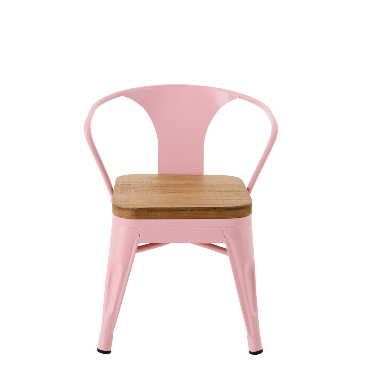 High Chair Evi Iron/Plywood Light Pink J-Line