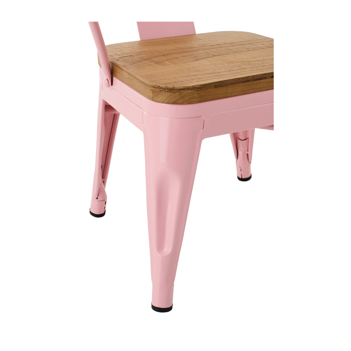 High Chair Evi Iron/Plywood Light Pink J-Line