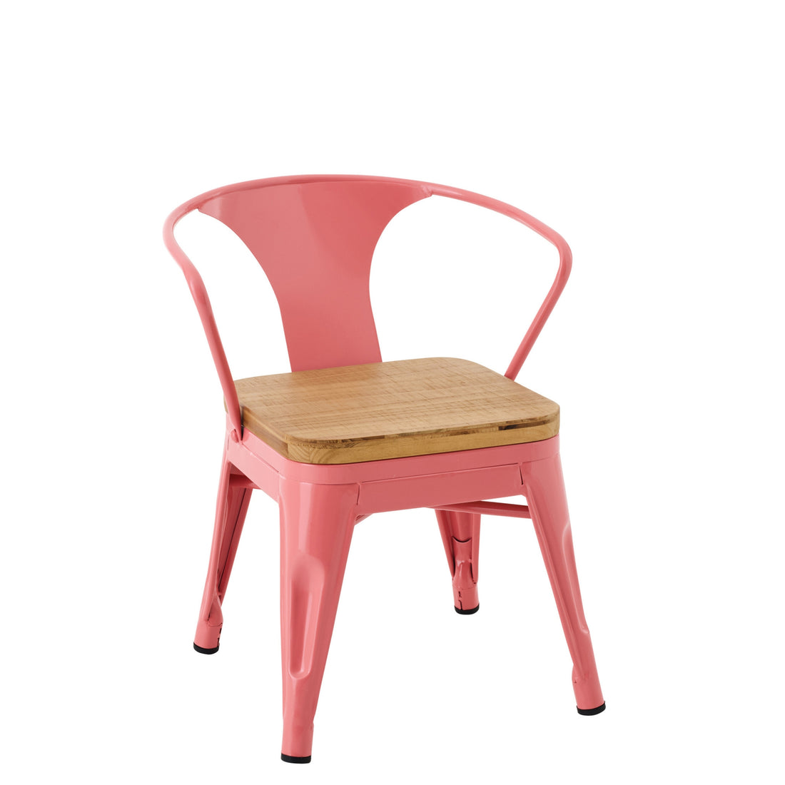 High Chair Evi Iron/Plywood Dark Pink J-Line