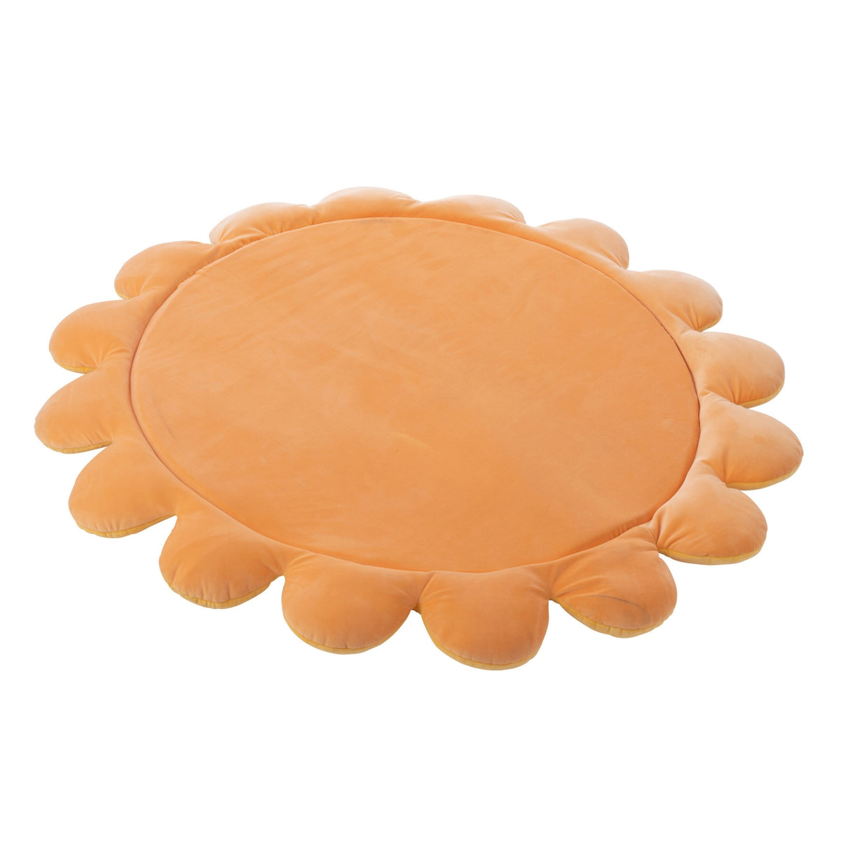 Playmat Flower Polyester Orange/Yellow J-Line