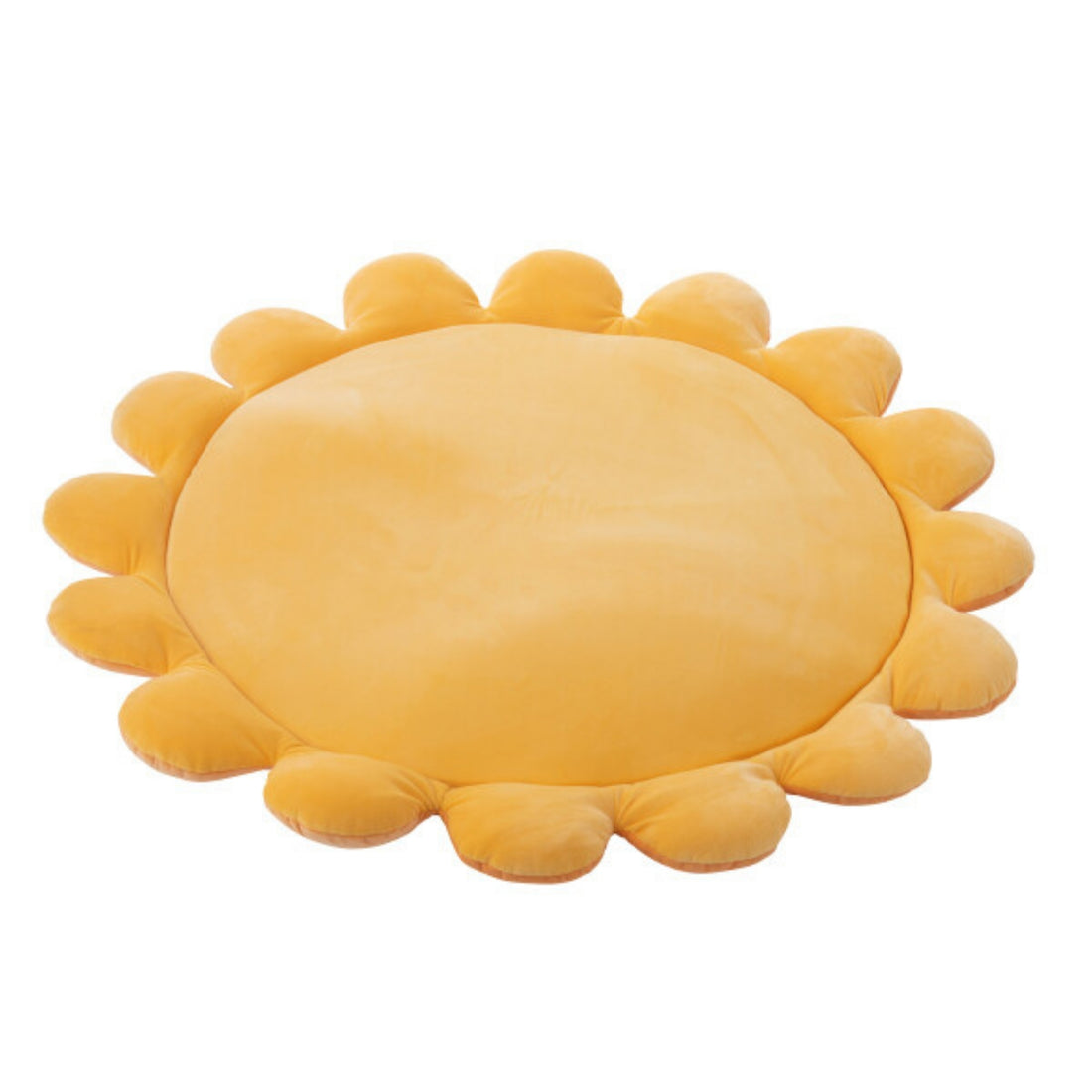Playmat Flower Polyester Orange/Yellow J-Line