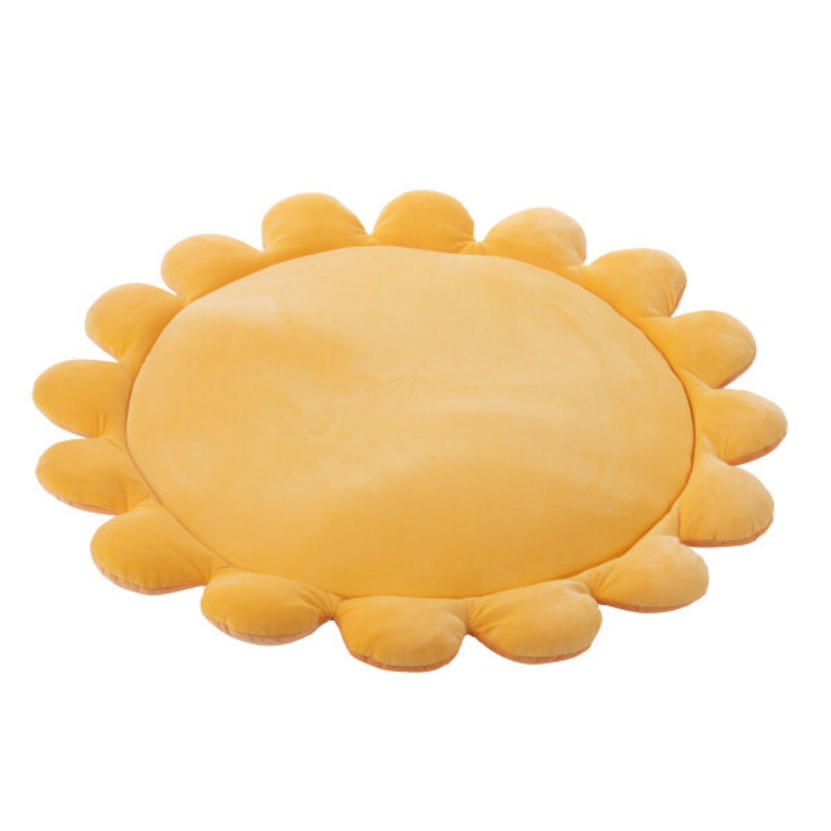 Playmat Flower Polyester Orange/Yellow J-Line