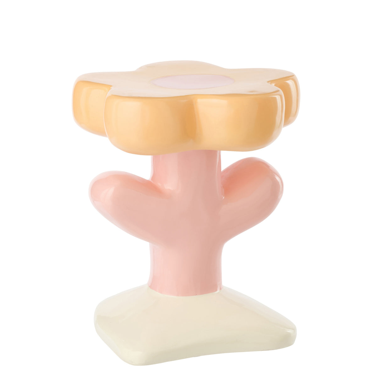 Side Table Flower Ella Fiberglass Multi J-Line