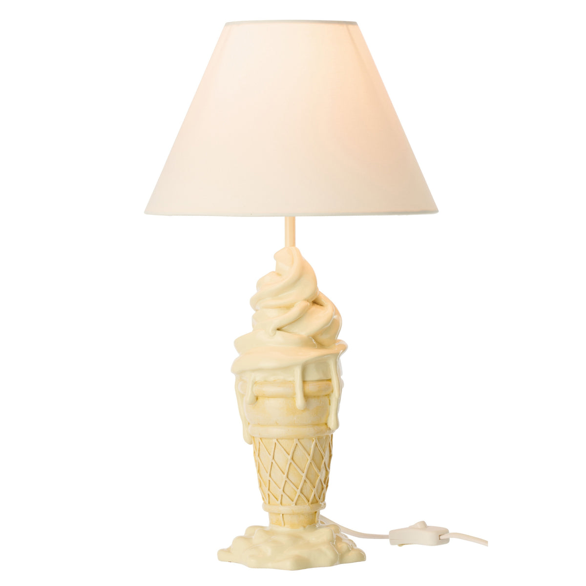 Lamp Ijsje Polyresin Yellow/Beige J-Line
