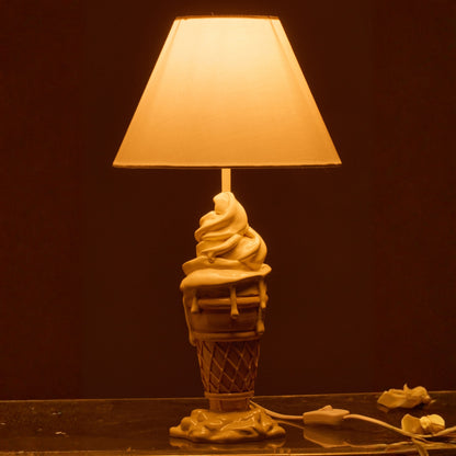 Lamp Ijsje Polyresin Yellow/Beige J-Line