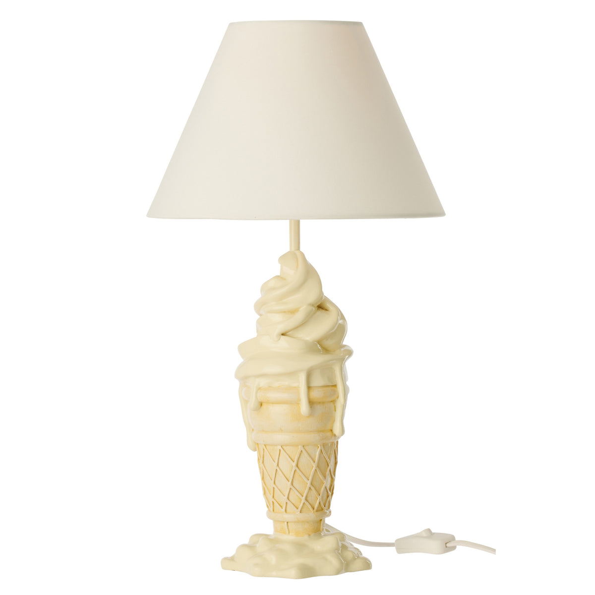 Lamp Ijsje Polyresin Yellow/Beige J-Line
