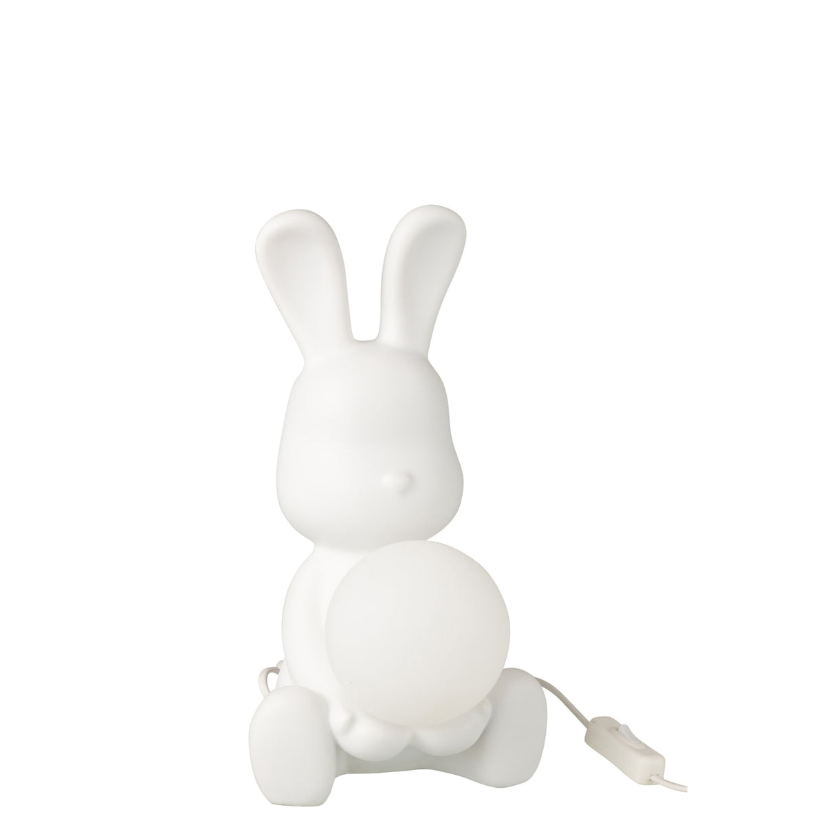 Table Lamp Rabbit Polyresin White J-Line