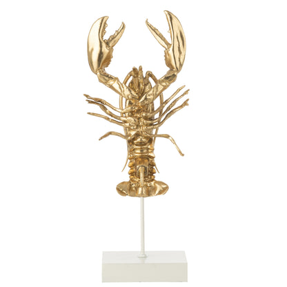 Crab on Foot Polyresin Gold-Colored J-Line