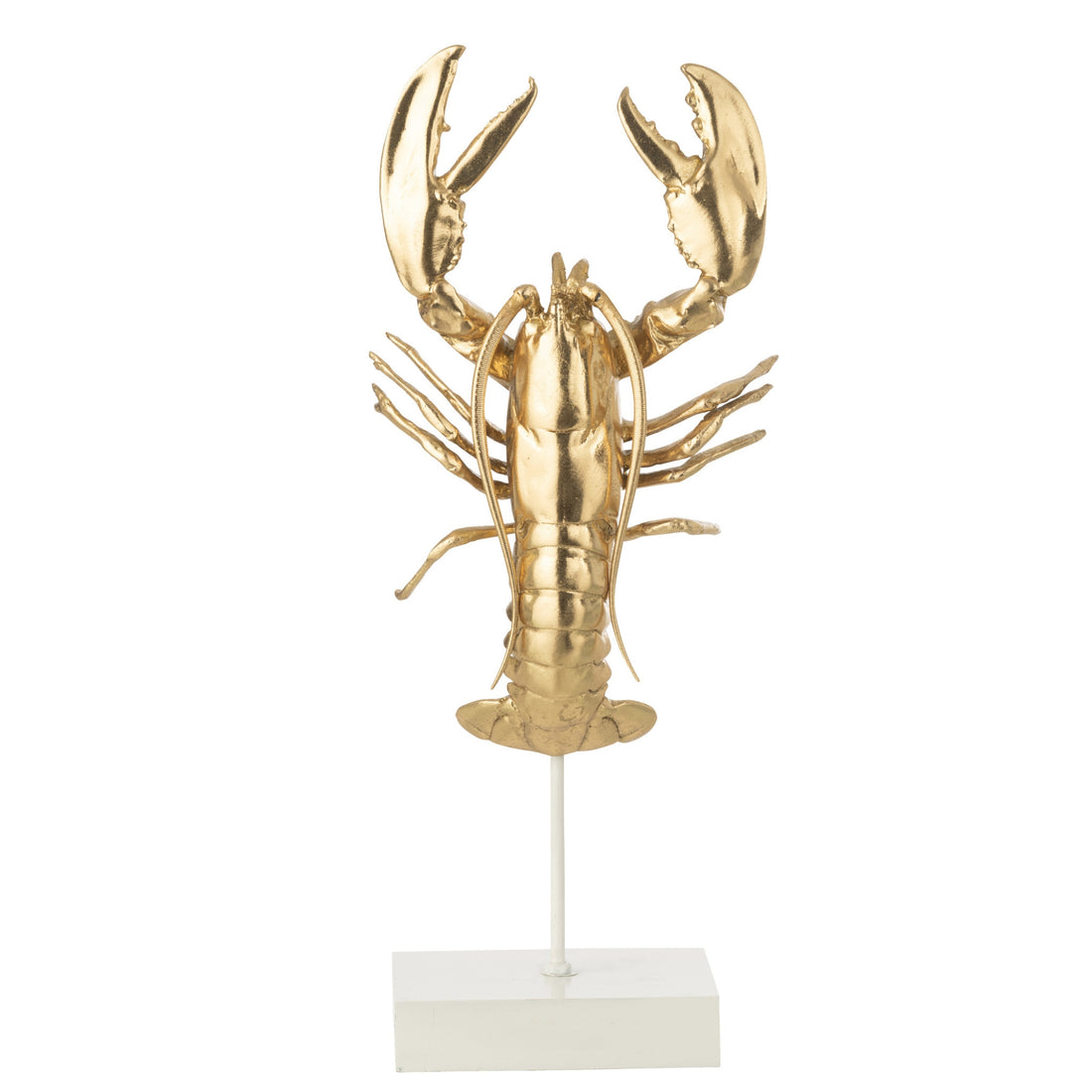 Crab on Foot Polyresin Gold-Colored J-Line