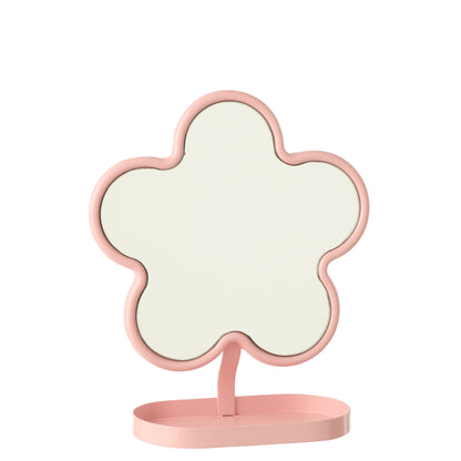 Table Mirror Flower Iron Light Pink J-Line