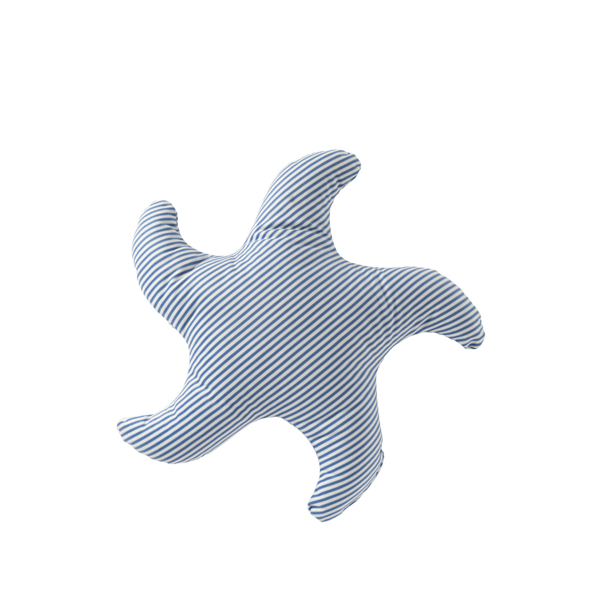 Cushion Starfish Striped Polyester Blue/White J-Line