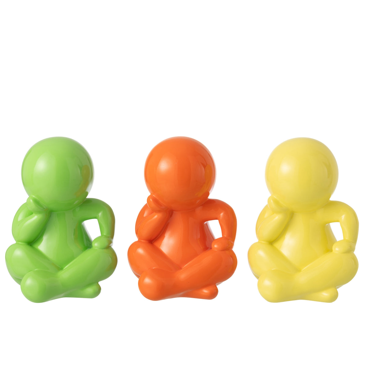 Figurine Marcel Resin Dark Orange J-Line