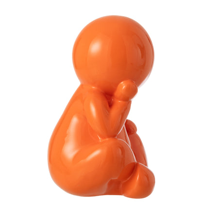 Figurine Marcel Resin Dark Orange J-Line