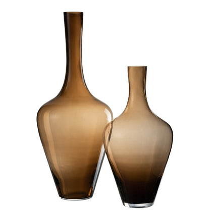 Joni Glass Vase Amber Large J-Line