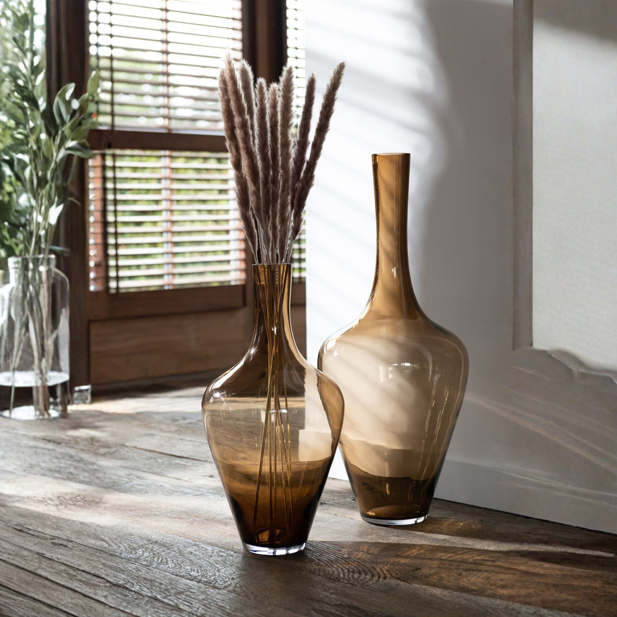 Joni Glass Vase Amber Large J-Line