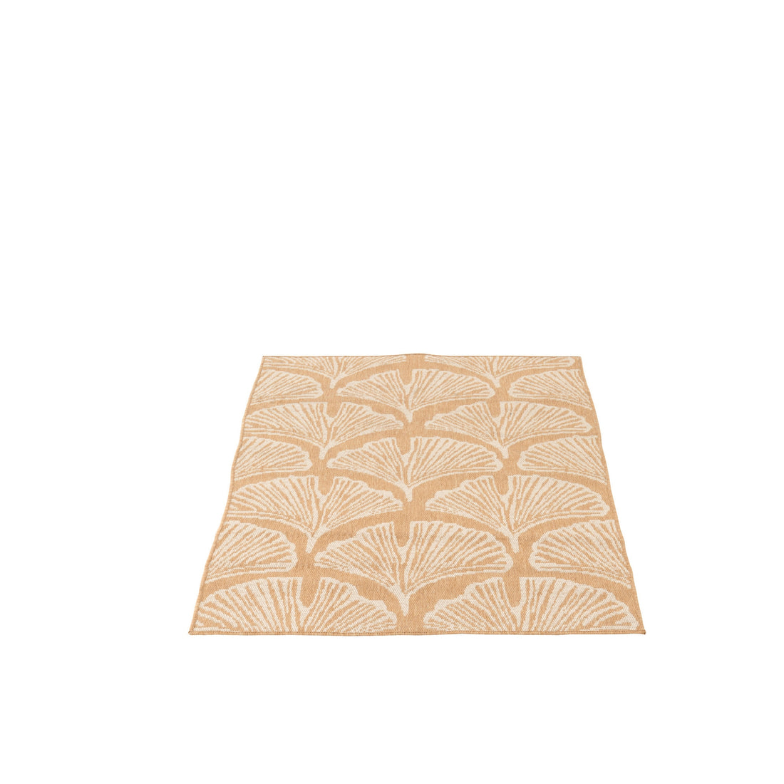 Outdoor Rug Leaves Polypropylene White/Natural J-Line