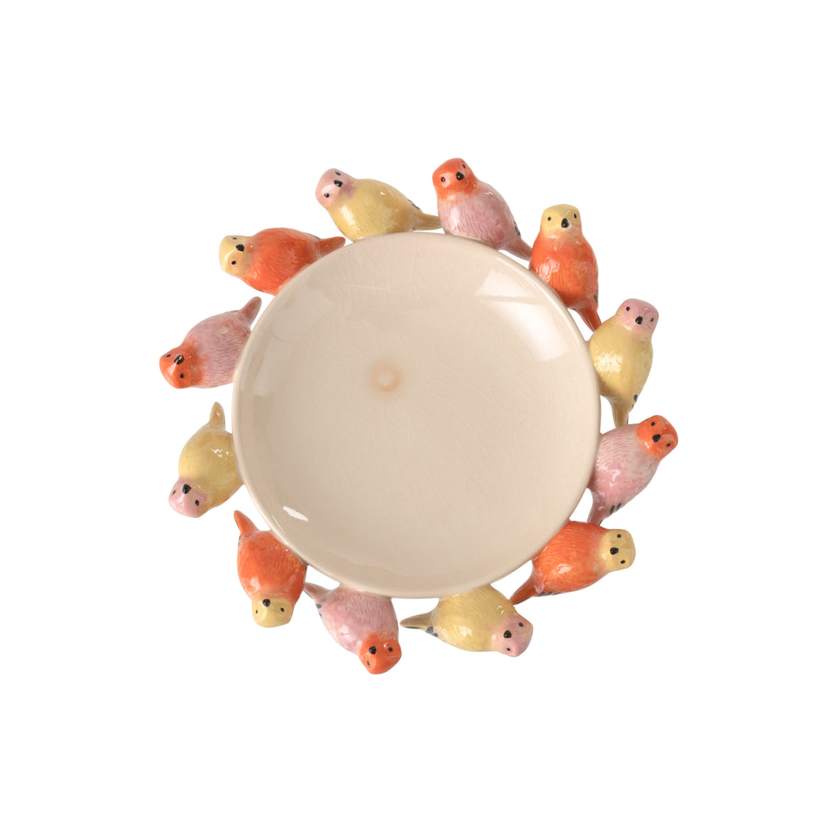 Decorative Bowl Bird Ceramic MultiJ-Line
