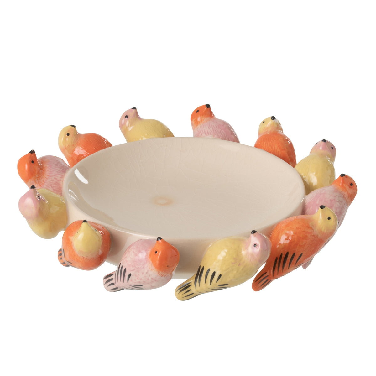 Decorative Bowl Bird Ceramic MultiJ-Line