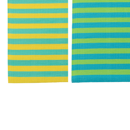 Beach Mat Sunshine/Smile Striped Polypropylene Multi Assortment By J-Line