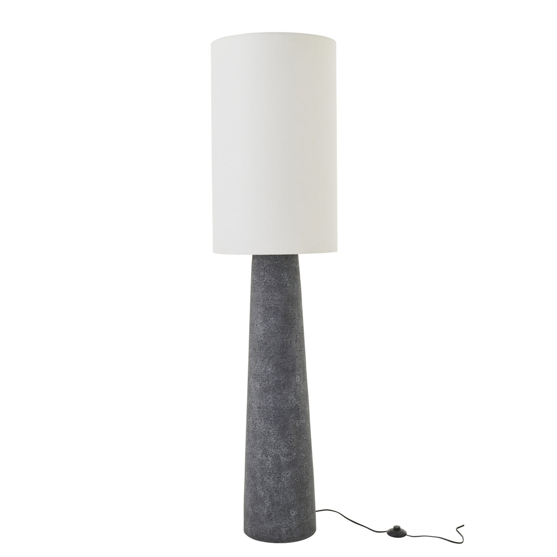 Floor lamp Ava Fiberglass Black/White Large J-Line