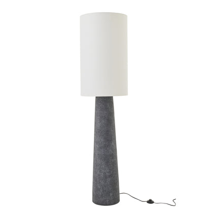 Floor lamp Ava Fiberglass Black/White Large J-Line