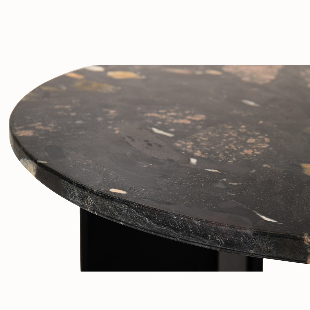 Side table Mathilde Marble Black/Peach J-Line