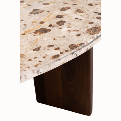 Coffee table Mathilde Natural Marble/Beige J-Line
