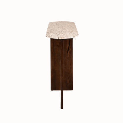Side Table Mathilde Natural Marble/Beige J-Line