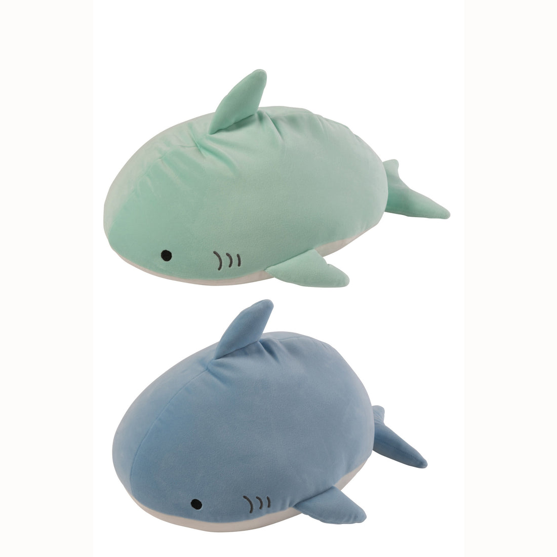 Shark Polyester Light Blue/Mint Green Assortment By J-Line