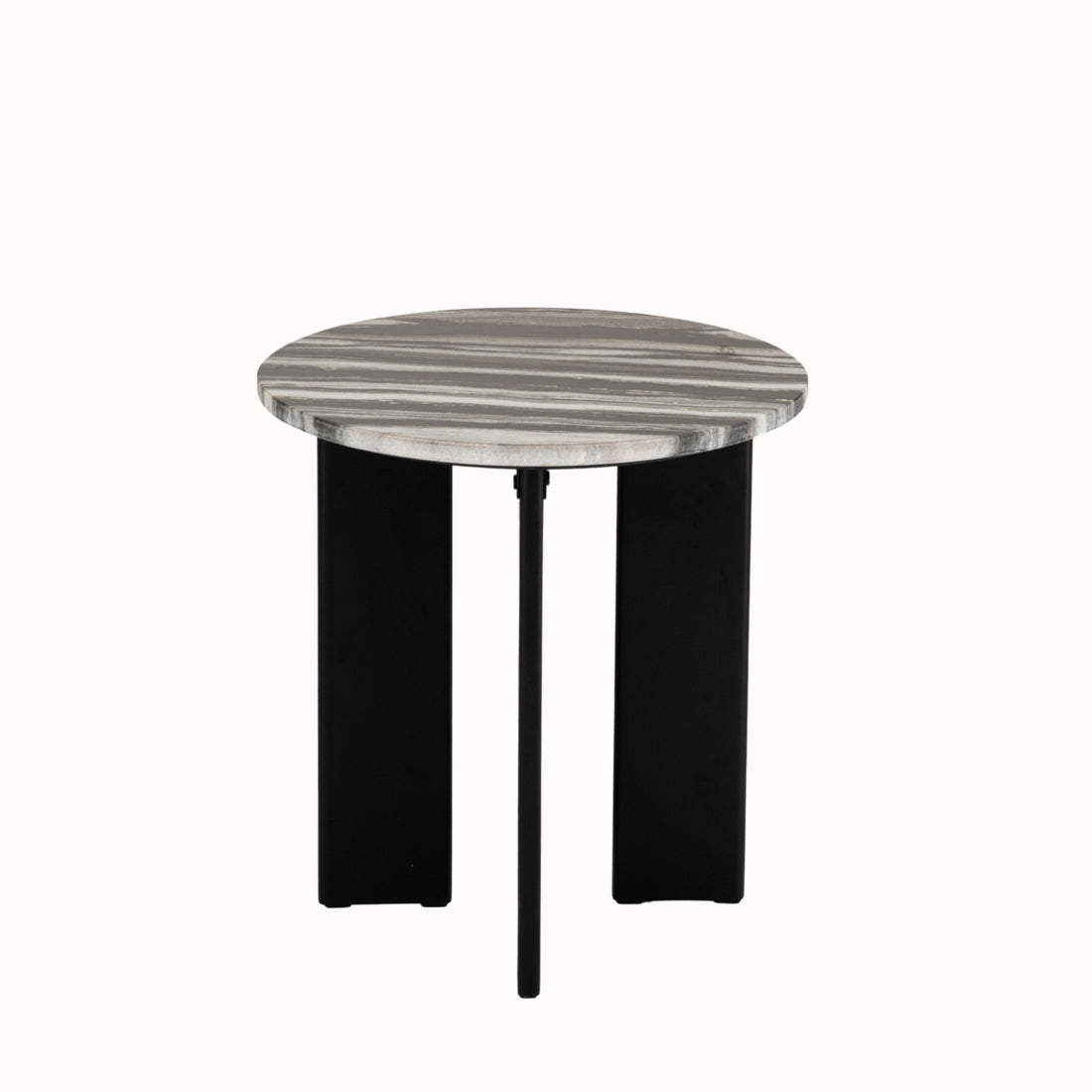 Side table Mathilde Marble Black/Grey J-Line