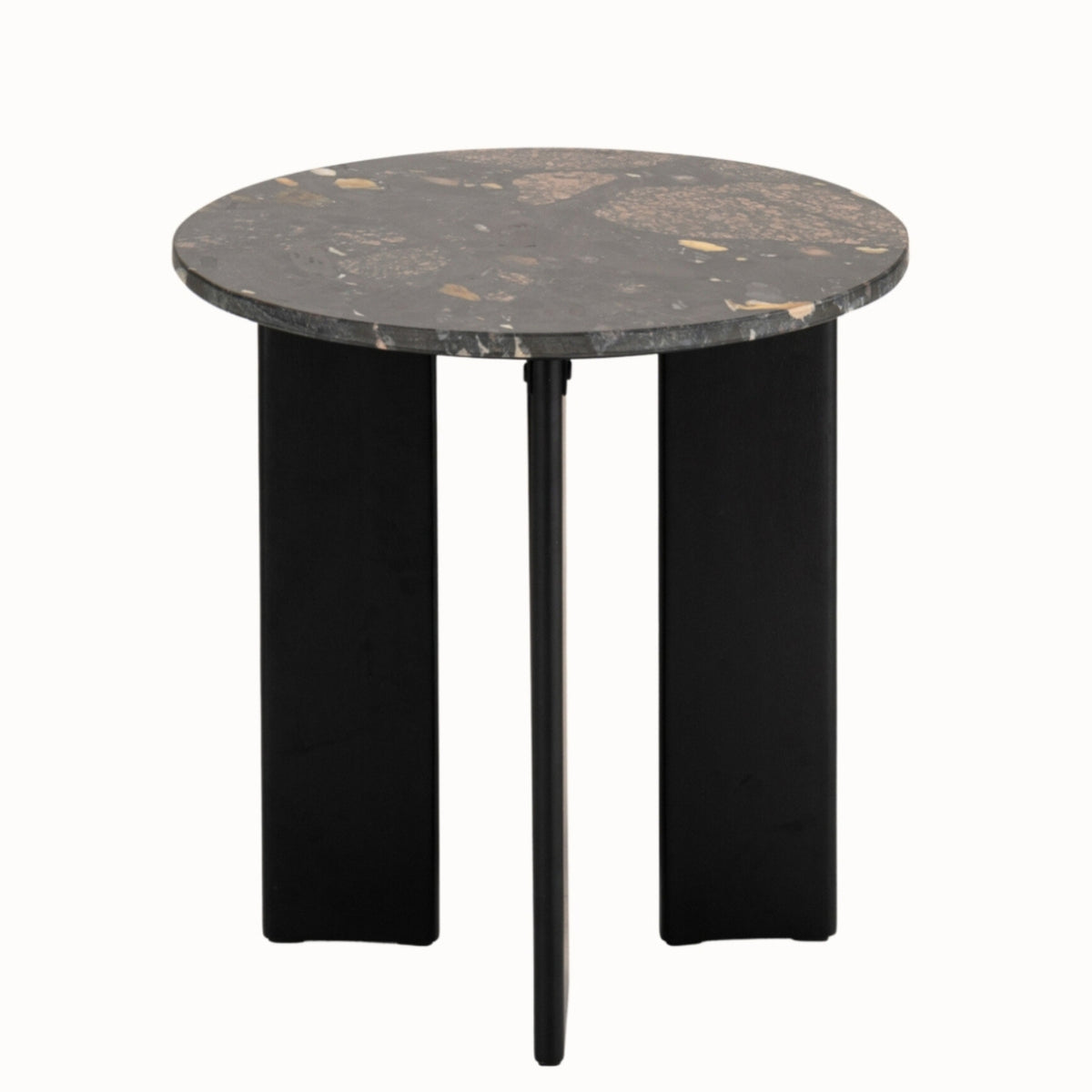 Side table Mathilde Marble Black/Peach J-Line