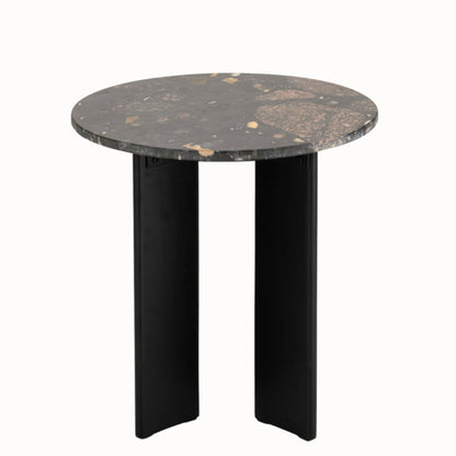 Side table Mathilde Marble Black/Peach J-Line