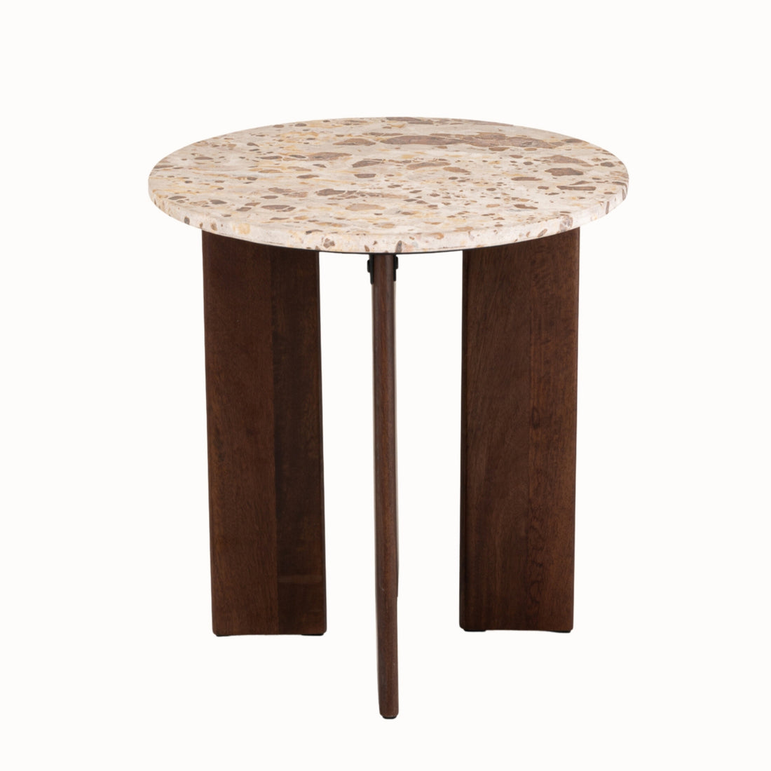 Side table Mathilde Natural Marble/Beige J-Line