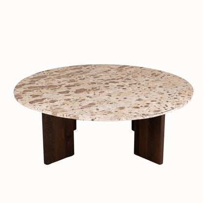 Coffee table Mathilde Natural Marble/Beige J-Line