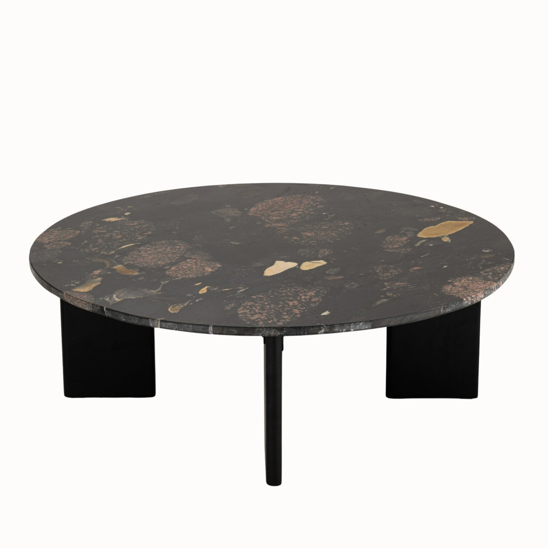 Coffee Table Mathilde Black Marble/Peach J-Line