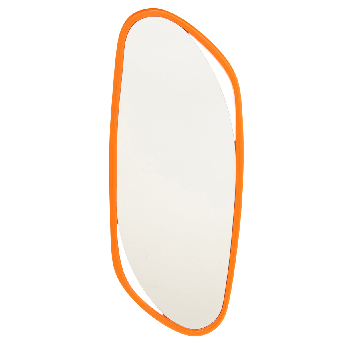 Irregular Wall Mirror MDF/Paint Orange J-Line