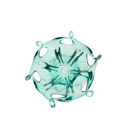 Decorative Tray Serena Glass Turquoise J-Line