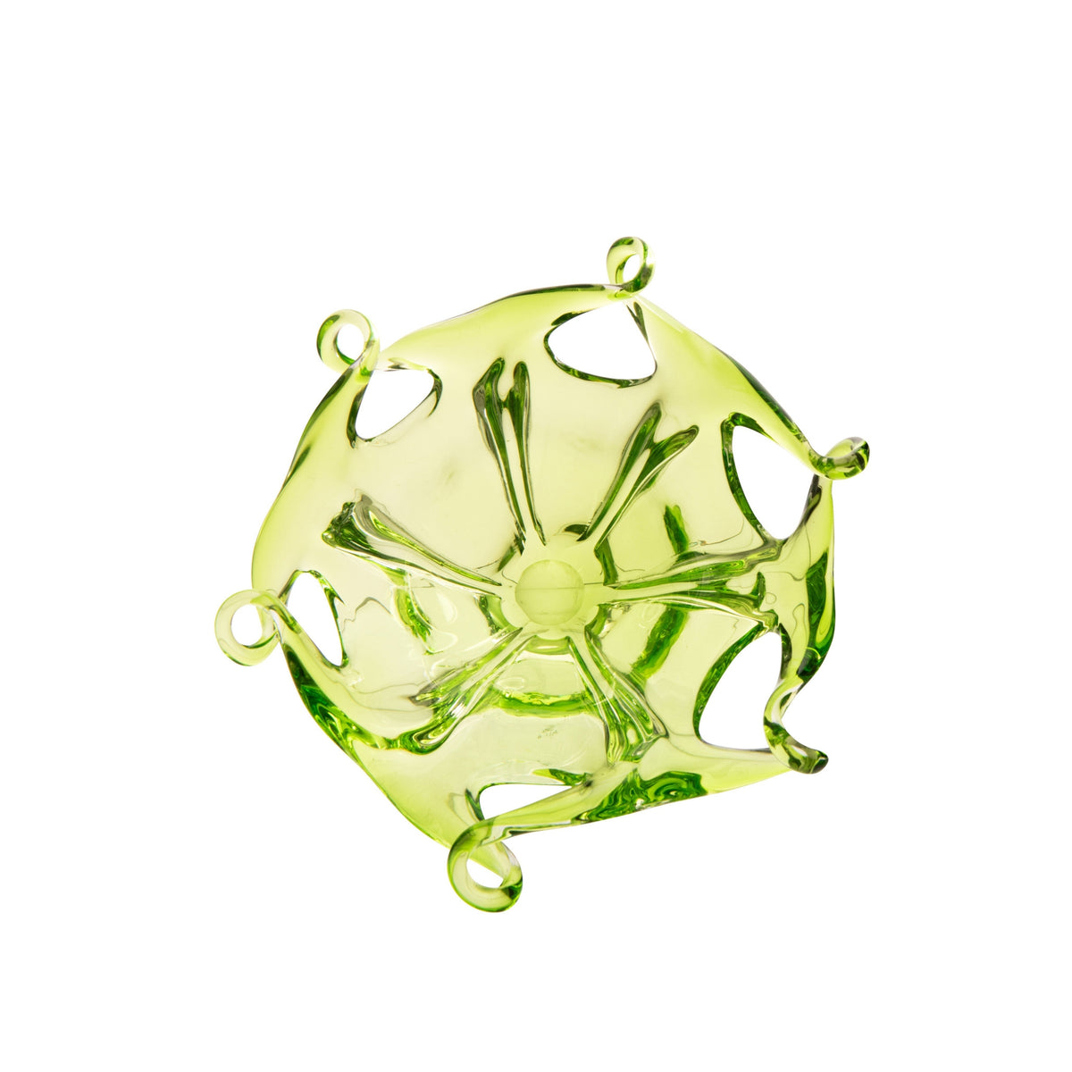 Decorative Tray Serena Glass Green J-Line