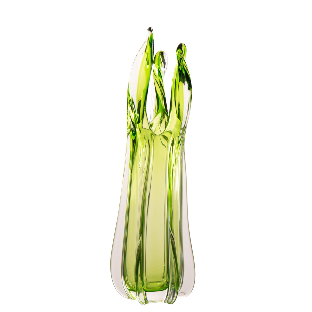 Serena Glass Vase Green Large J-Line