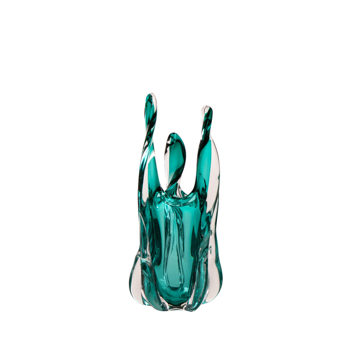 Vase Serena Glass Turquoise Small J-Line
