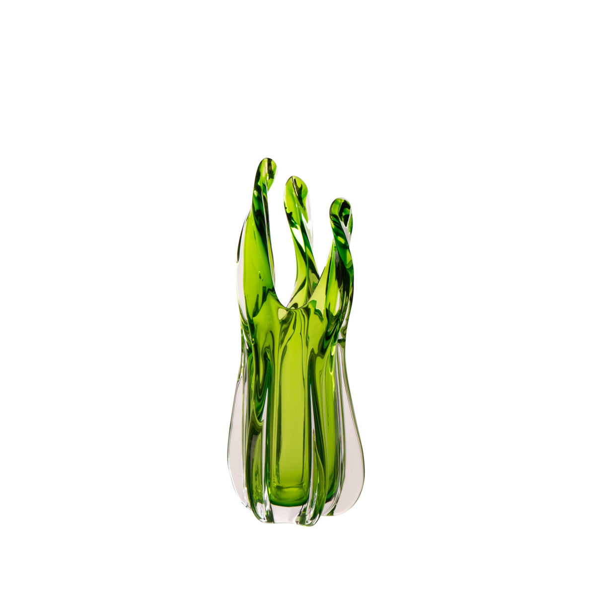 Serena Glass Vase Green Small J-Line