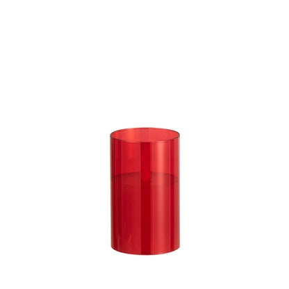 LED Lamp Blinking Glass Red Small