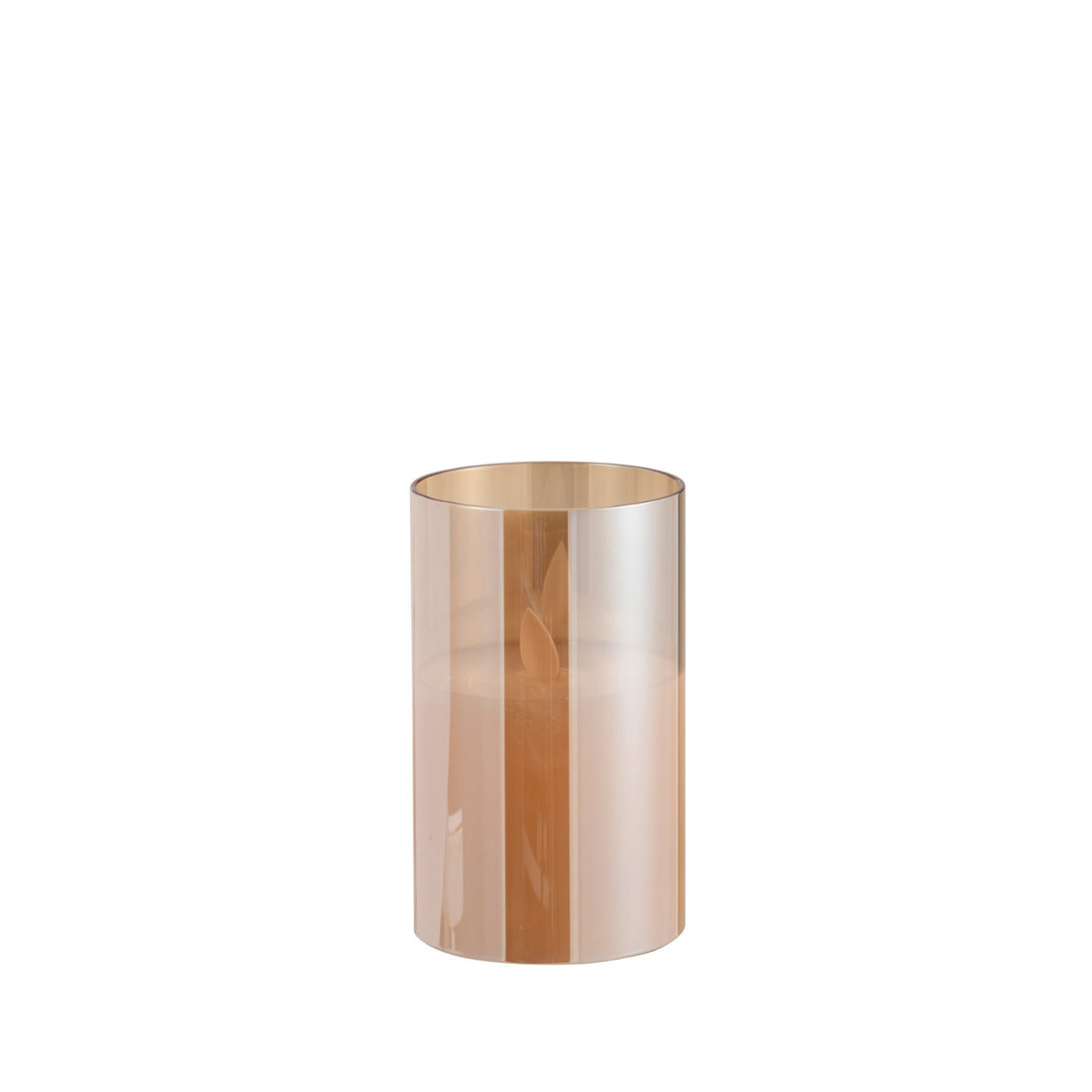 LED Lamp Blinking Glass Gold Small
