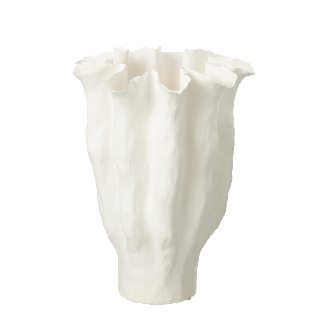 Calyx Ceramic Vase White Large J-Line