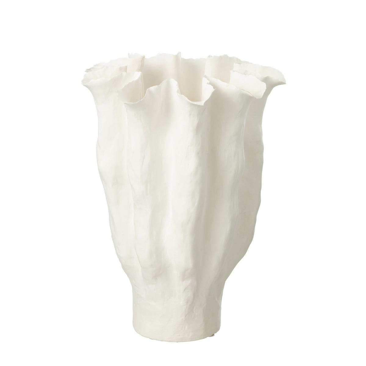 Calyx Ceramic Vase White Large J-Line