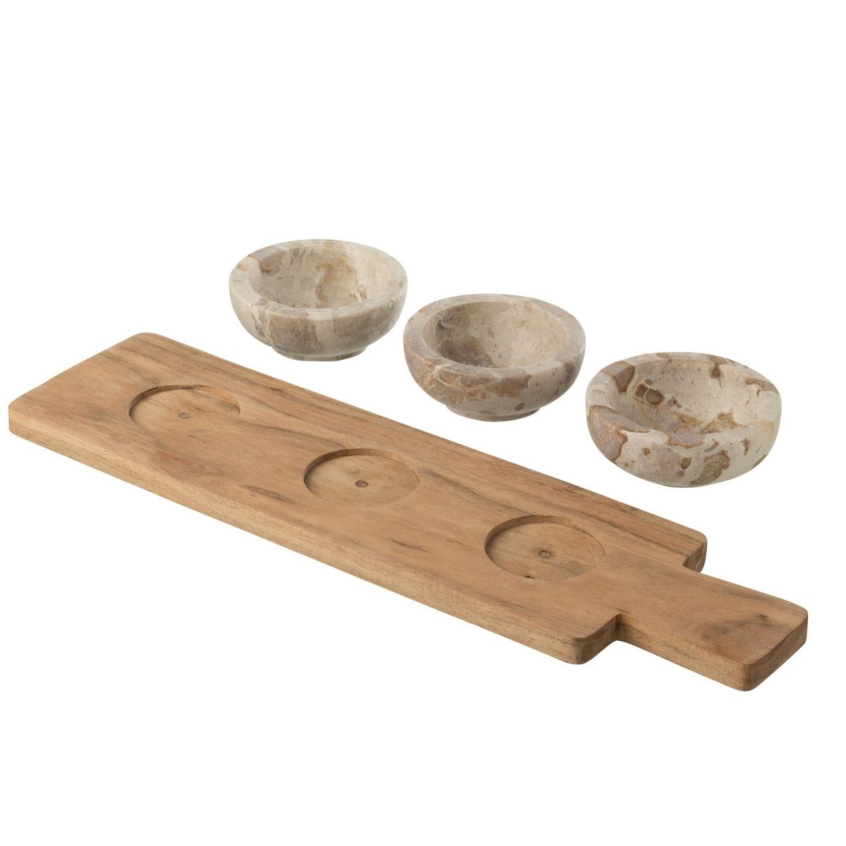 Spice Set Marble Natural/Beige J-Line