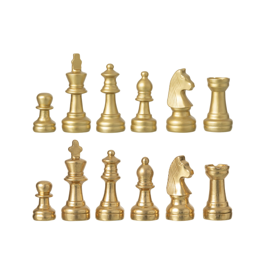 Chess Set Plateay Polyresin Gold-Colored J-Line