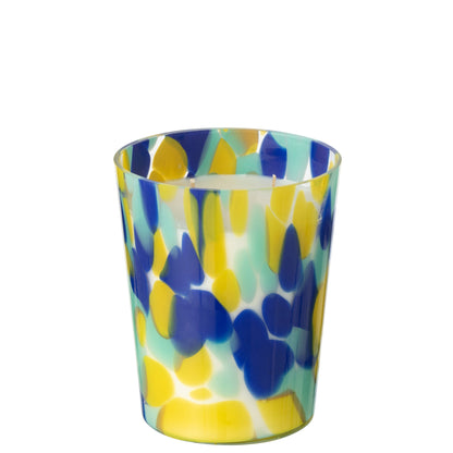 Noa Blue/Yellow Medium Scented Candle - 68 Hours